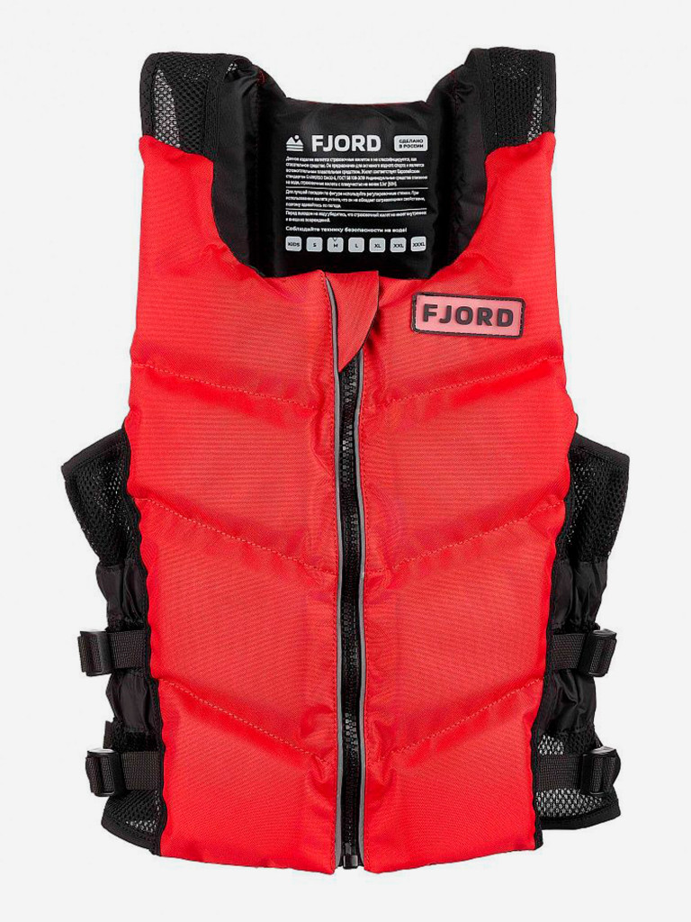 Жилет страховочный Fjord, красный