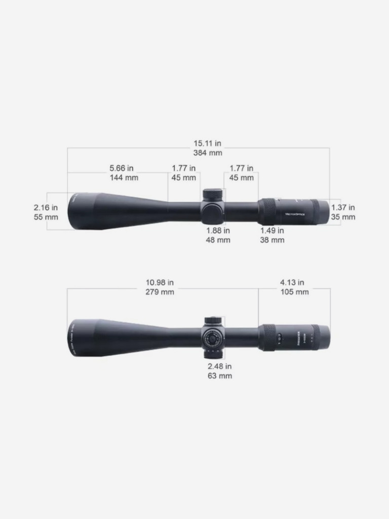 Оптический прицел Vector Optics 30мм SFP Forester 3-15x50 SCOM-16