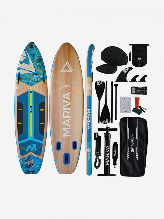 Сапборд двухслойный MARIVA Coral Queen Blue 351 см