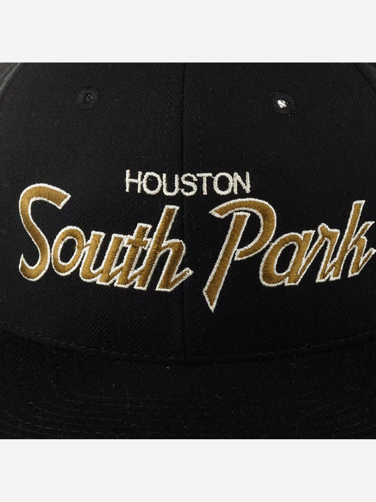 Бейсболка с прямым козырьком HOOD 100-MWL003-TX002-BK Houston South Park, TX