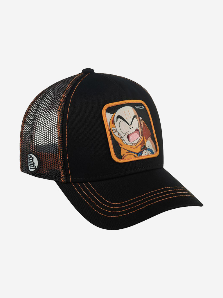 Бейсболка с сеточкой CAPSLAB CL/DBZ3/1/KRI3 Dragon Ball Krillin (черный)