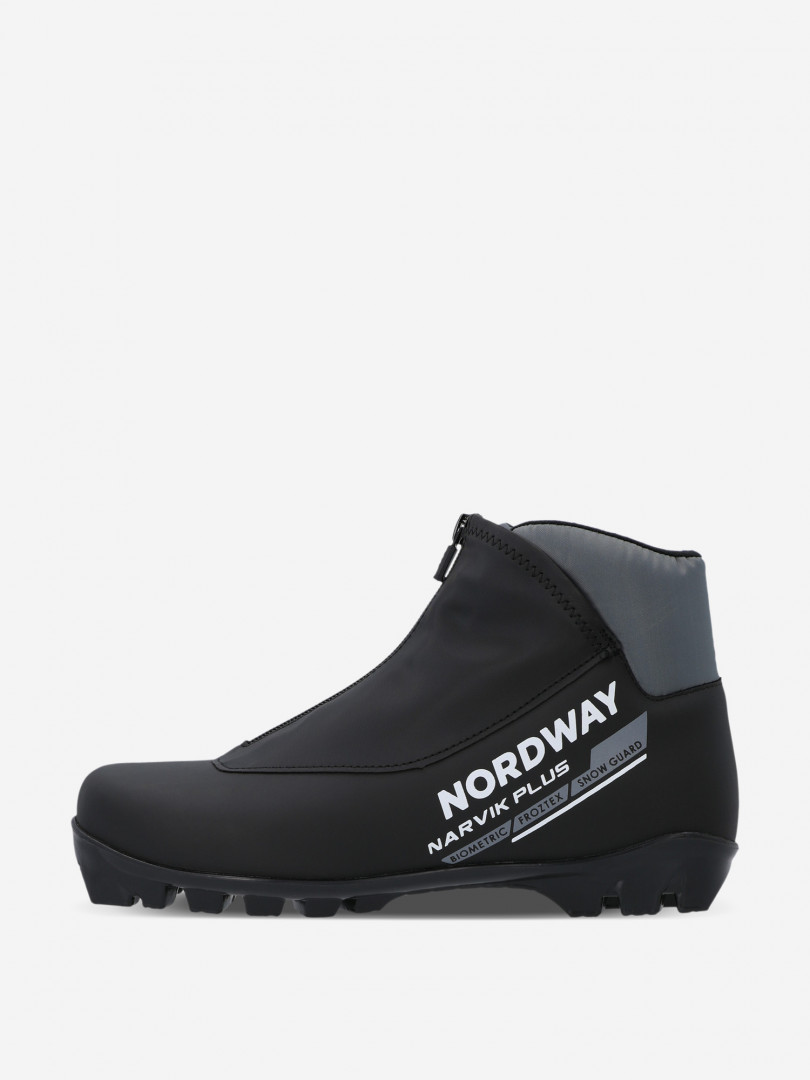 фото Ботинки для беговых лыж nordway narvik plus nnn, черный