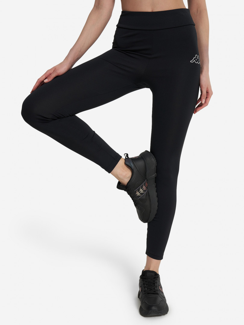 Легинсы женские Kappa Черный 999₽