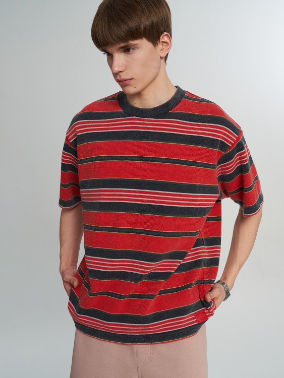 Футболка мужская Vans LX Pique Stripe SS