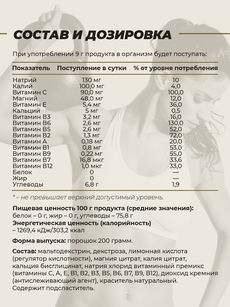 Изотоник, HIGHLVL, 200 г, вишня