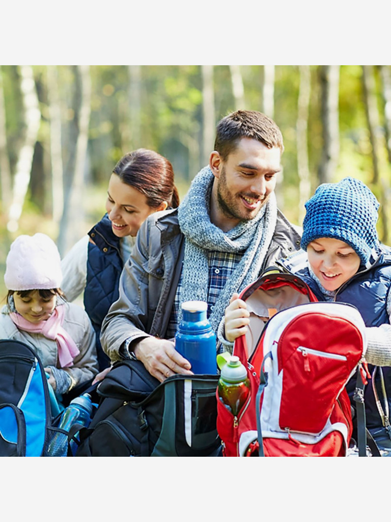 Термос THERMOS 36-1000 BL, стеклянная колба, 1 л