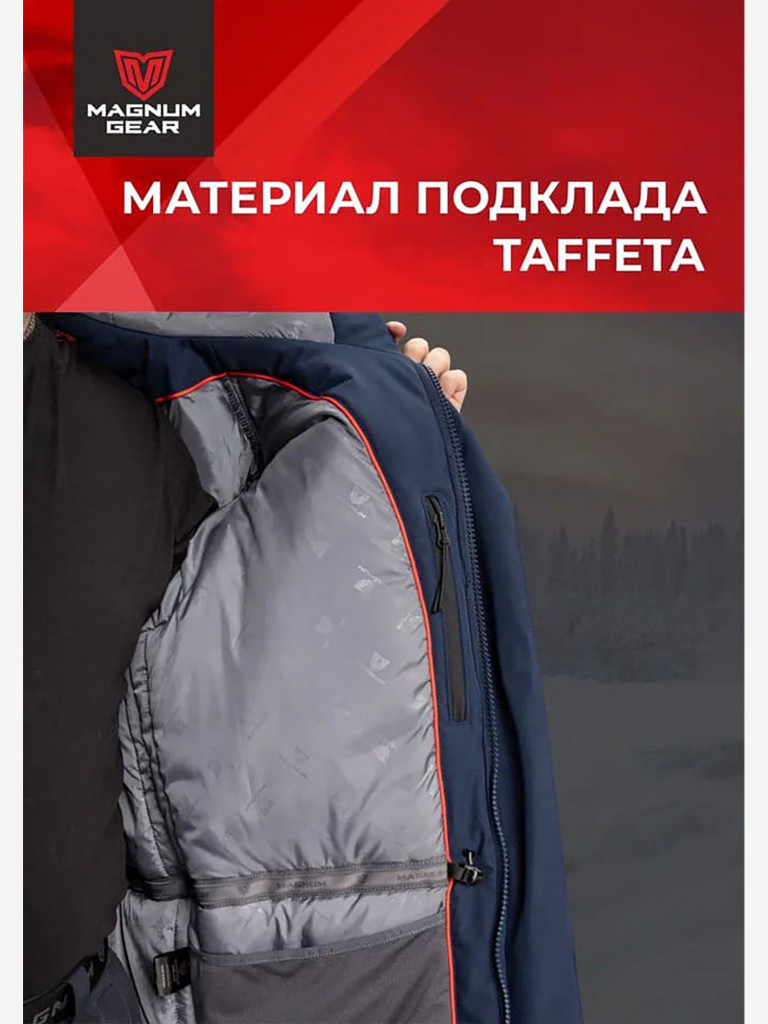 Парка для охоты мужская MAGNUM GEAR HUSKY PARKA -40°С синий