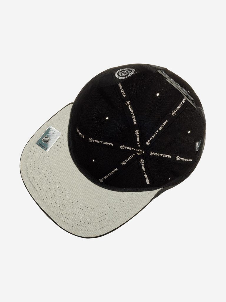 Бейсболка с прямым козырьком 47 BRAND H-NSHOT22WBP San Jose Sharks NHL
