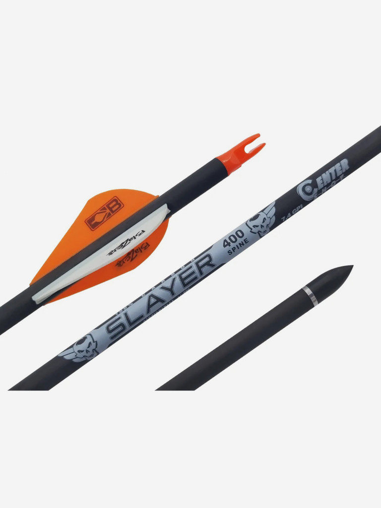 Стрела лучная карбоновая Centershot Slayer 400 оперение Blazer 2"