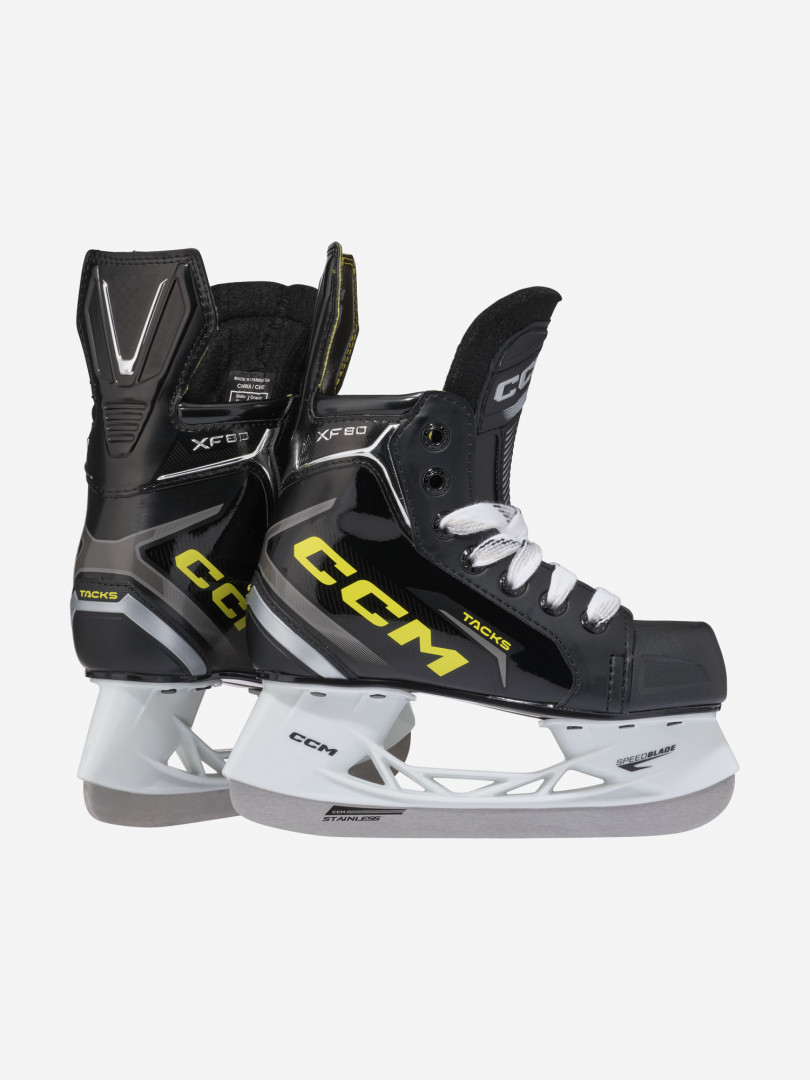 Коньки хоккейные детские CCM Tacks XF 80 YTH 31568750299 Черный, размер 31,28.5,25,26, фото 7