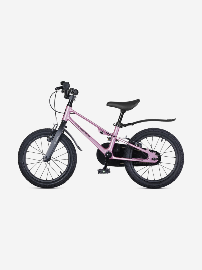 Велосипед детский Maxiscoo, SHARK sport 16'', розовый жемчуг, 2025