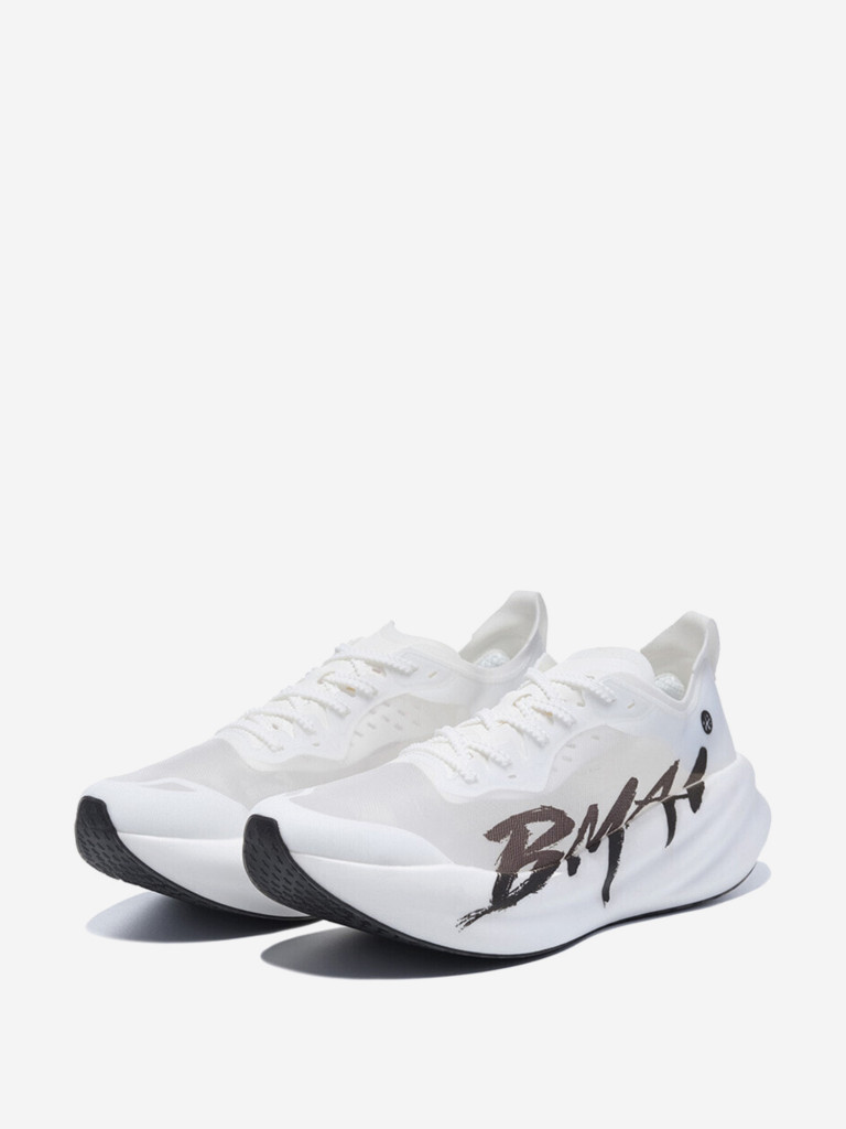 Кроссовки BMAI Cushioning Coverage Support Wear-Resistant Mid-Top Running Shoes Unisex Heroic White