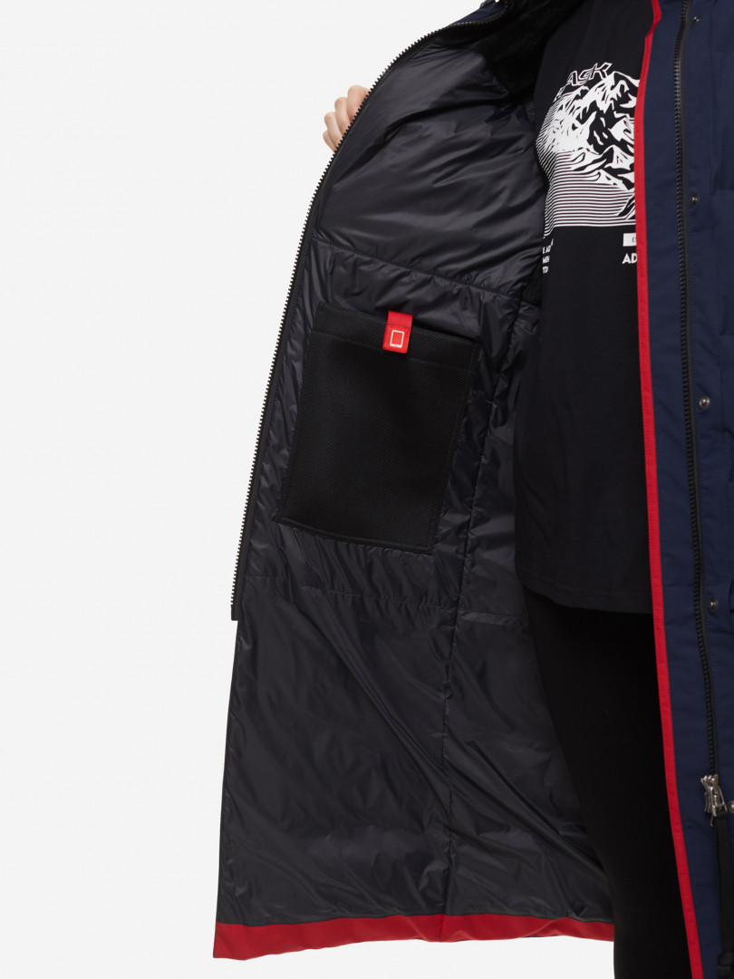 Пальто пуховое женское Bask Eureka 27966180299 Синий, размер 46,44,42,48,50, фото 6