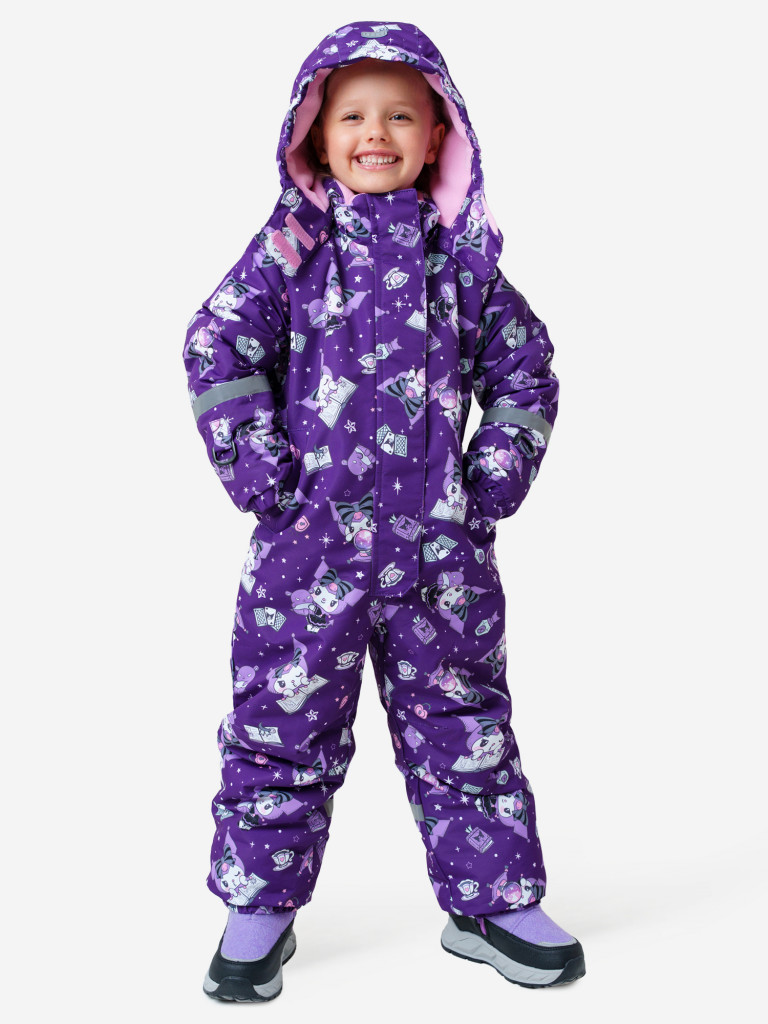 Комбинезон зимний для девочек PlayToday