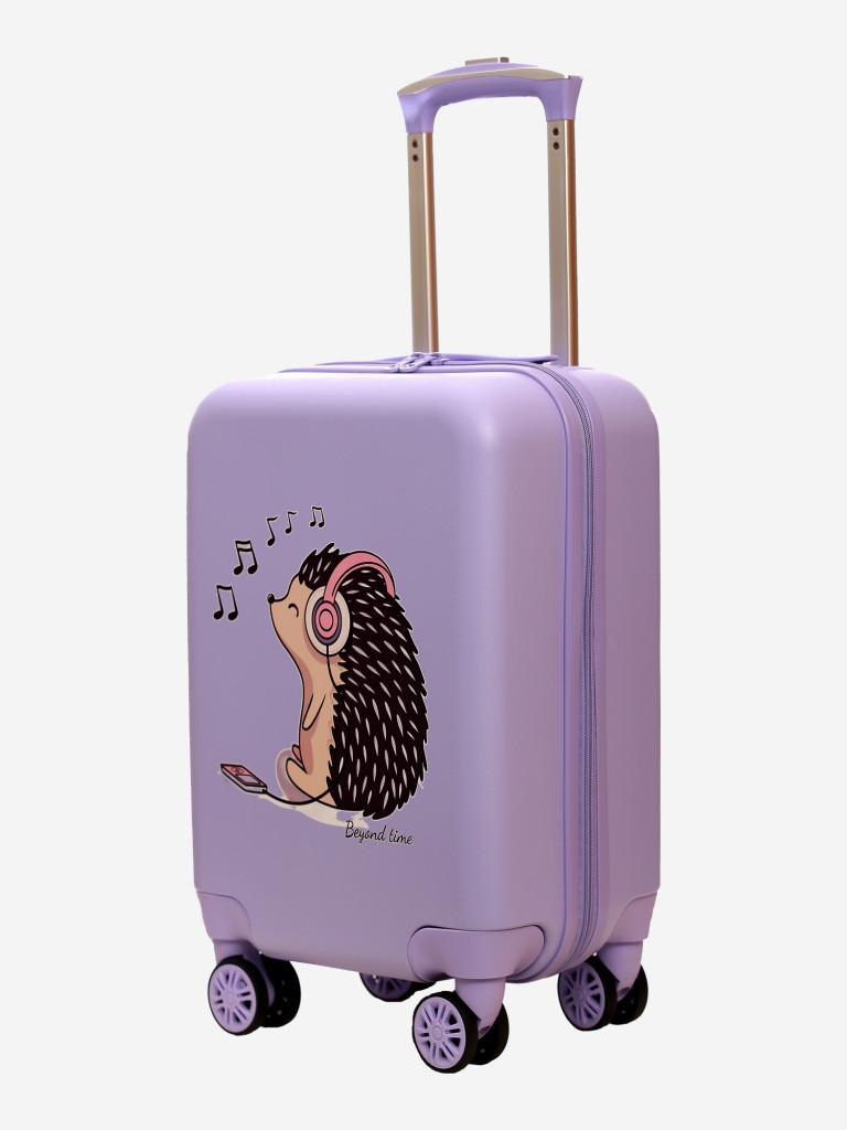 Чемодан детский BEYOND TIME R129 Ежик сиреневый