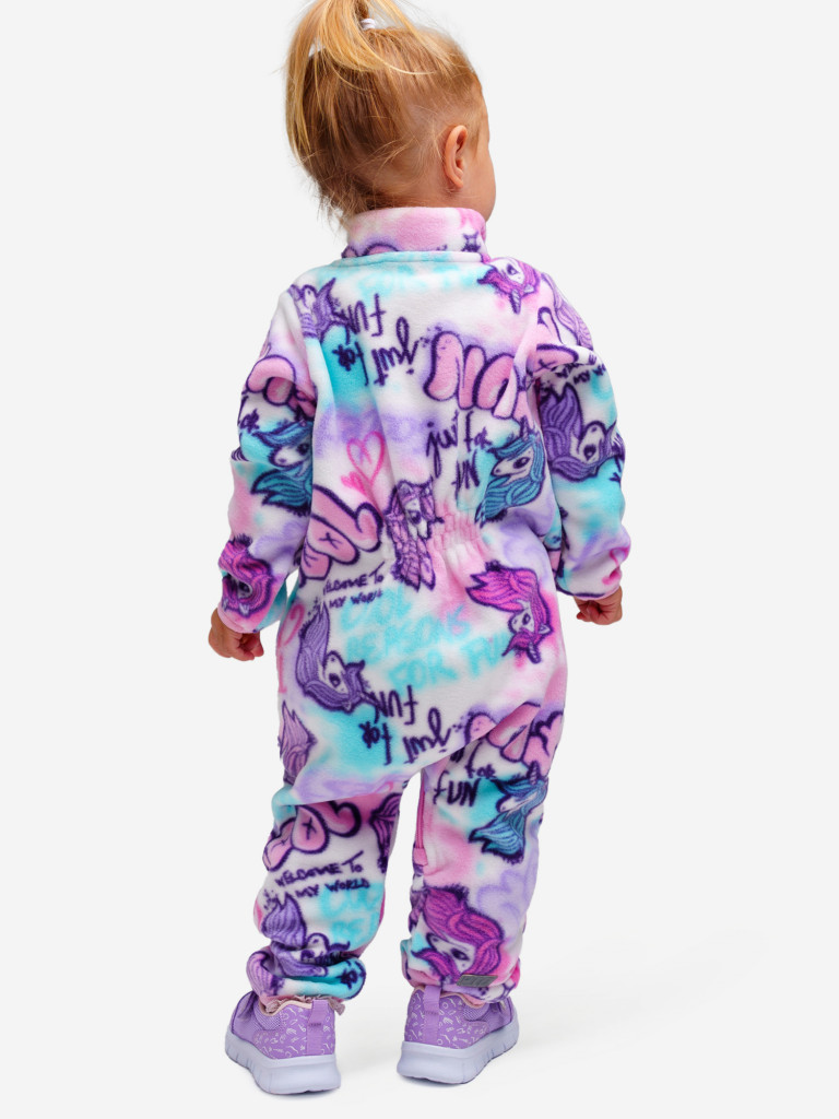 Комбинезон флисовый для девочек PlayToday