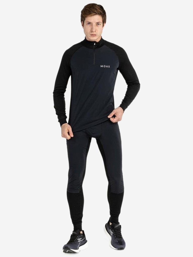 Термофутболка Moax Race Wind LS с воротником