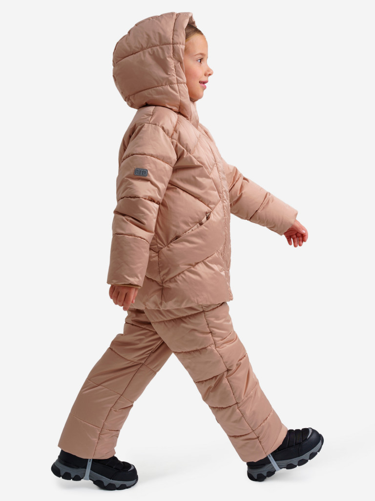 Комплект зимний для девочек: куртка, полукомбинезон PlayToday