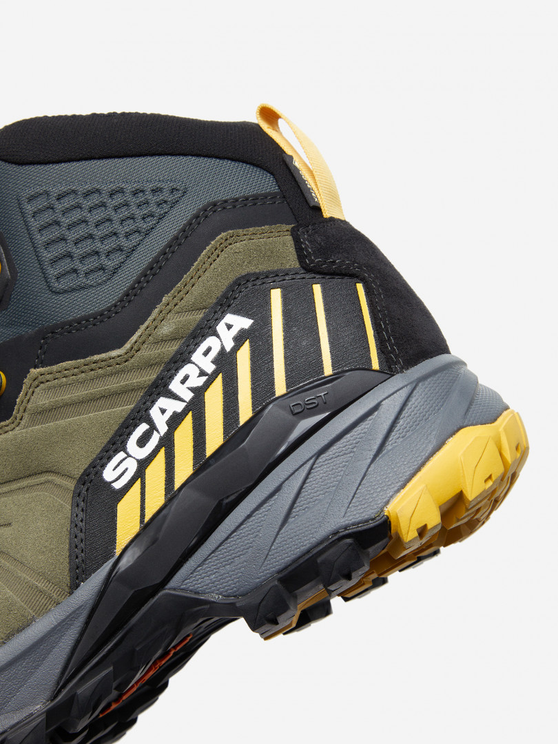 фото Ботинки мужские scarpa rush trk gtx, зеленый