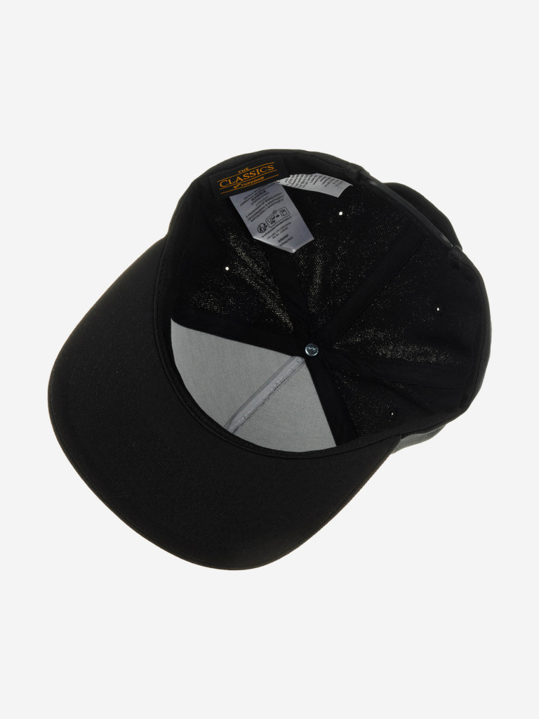 Бейсболка с прямым козырьком FLEXFIT 5089M (черный)