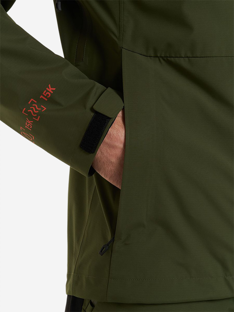 Куртка мембранная мужская HUT KIVACH для охоты, зеленая