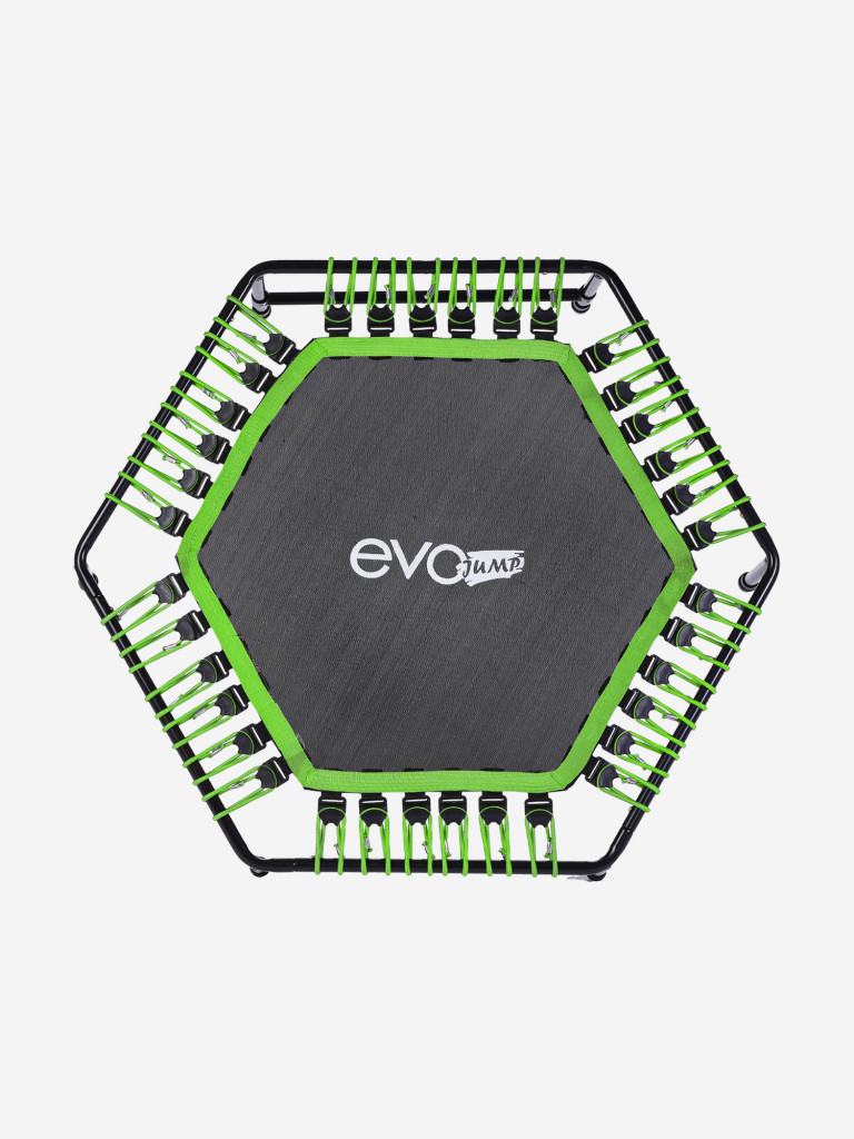 Батут спортивный для фитнеса и джампинга EVO JUMP PRO, зеленый