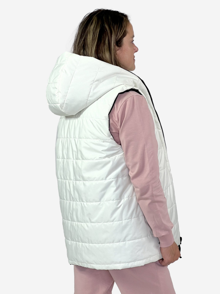 Жилетка женская утепленная двусторонняя с капюшоном Pater'c Legion