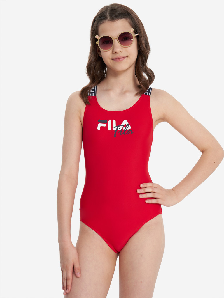 Купальник слитный для девочек FILA