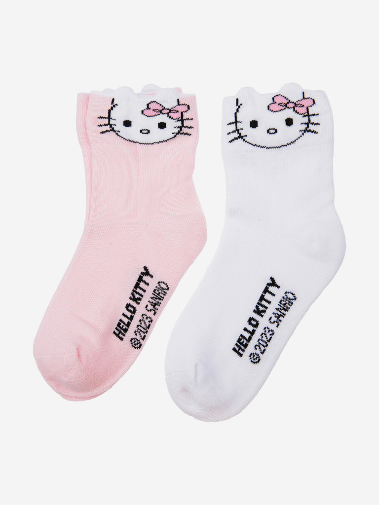 Носки для девочек, 2 пары в комплекте PlayToday