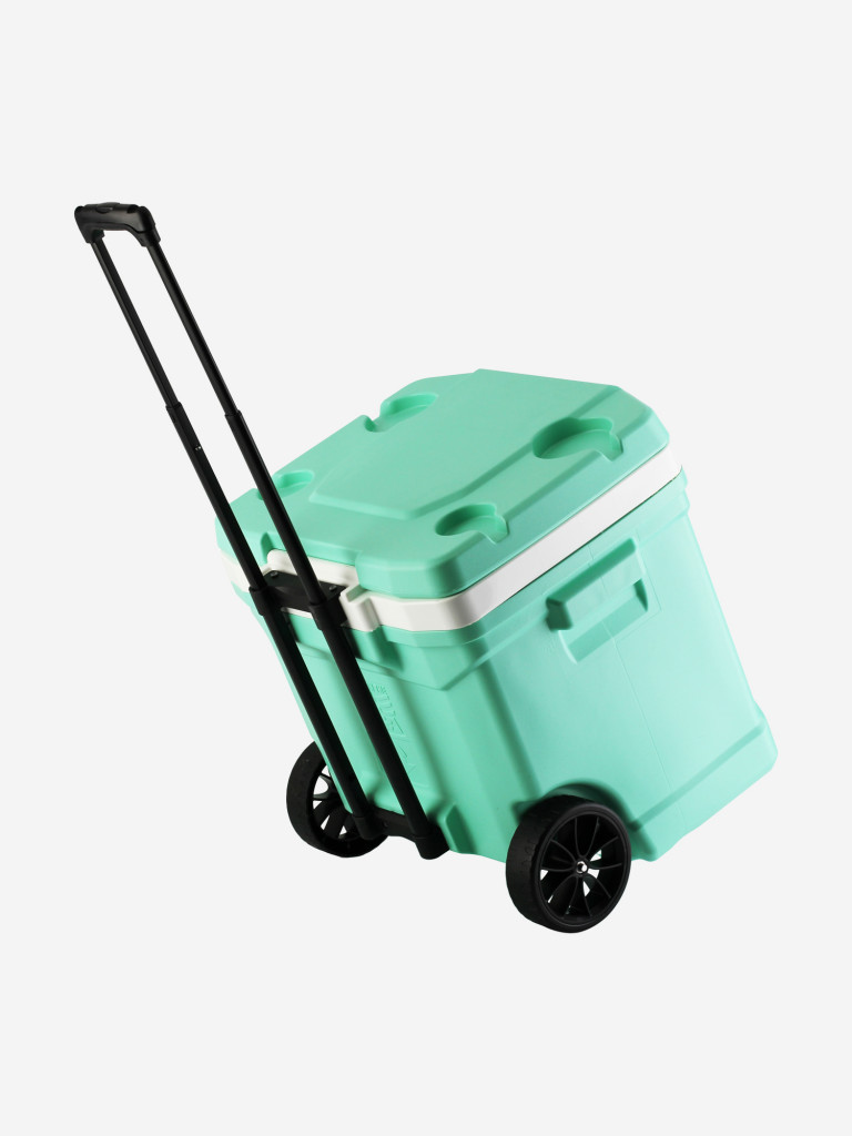 Термоконтейнер IGLOO Latitude 60 roller, 56 л, на колесах, бирюзовый