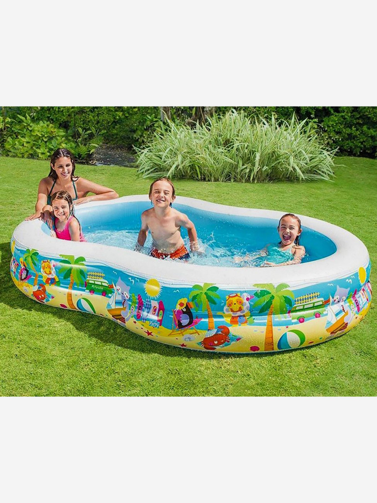 Бассейн надувной «Морское дно», 305 х 183 х 56 см, от 6 лет INTEX