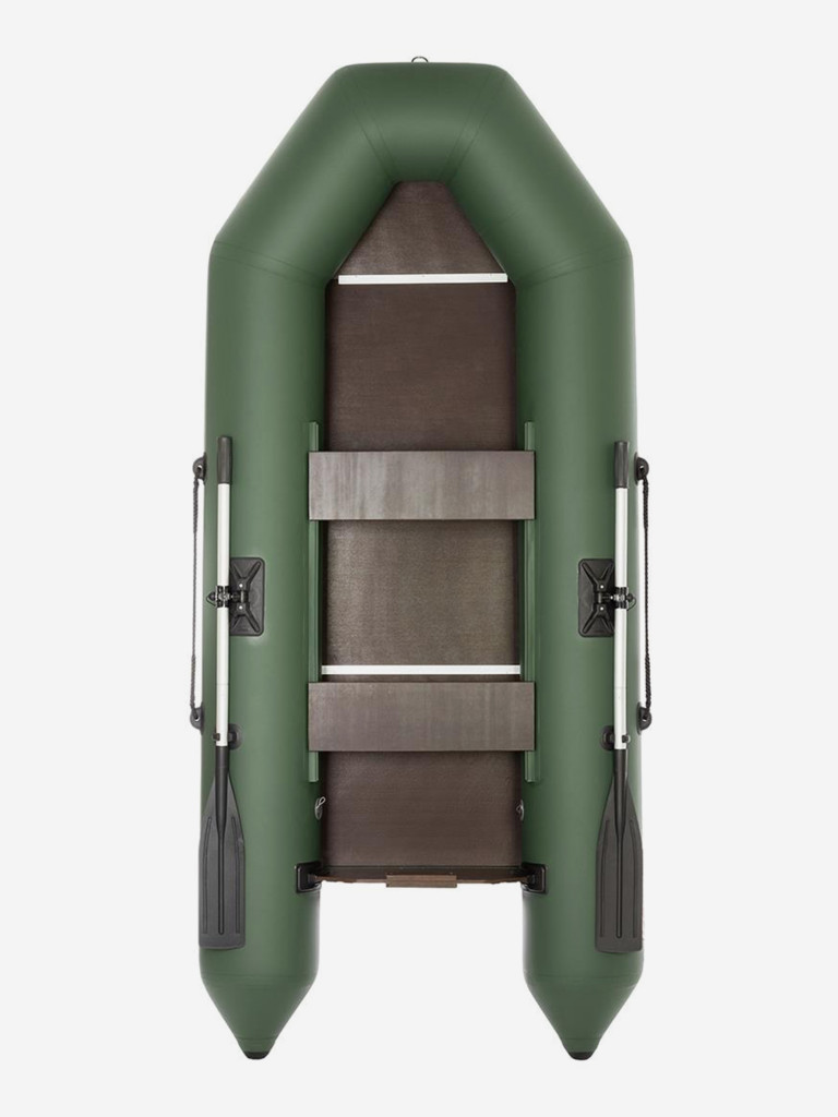 Лодка надувная для рыбалки Тонар Капитан 280Тс зеленый