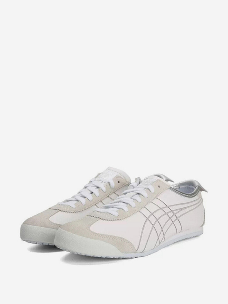 Кроссовки Onitsuka Tiger Mexico 66 White Silver