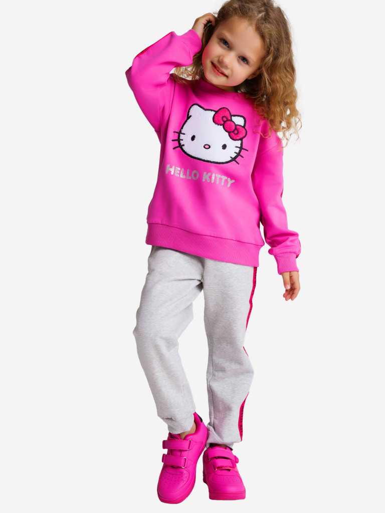 Комплект для девочки: свитшот, брюки PlayToday