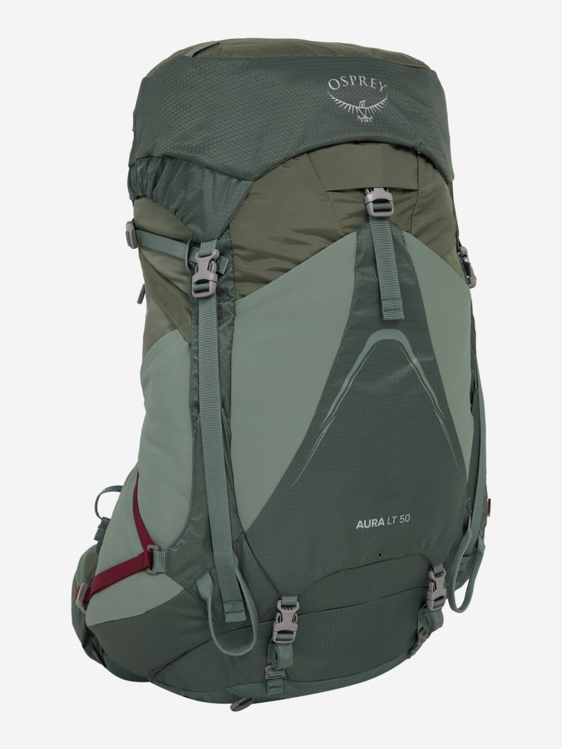 фото Рюкзак женский osprey aura ag lt, 50 л, зеленый