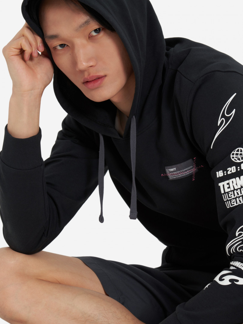 фото Худи мужская termit, черный