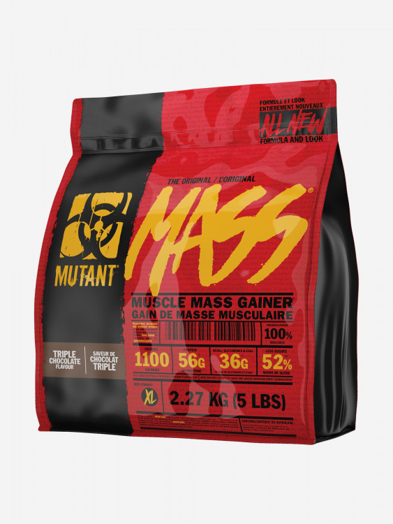Гейнер Mutant Mass, 2270 г, Тройной шоколад