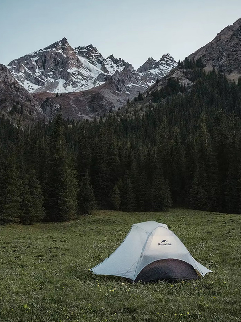 Палатка 2-местная Naturehike Star-River UL, нейлон 15D, серая