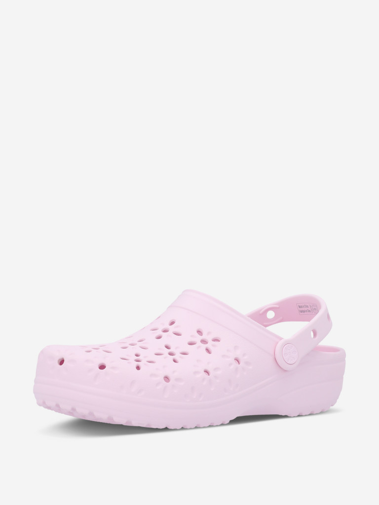 Сабо женские Crocs Classic Floral Cut Out