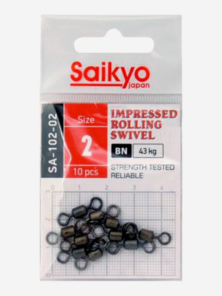 Вертлюг Saikyo SA-102-02 (2 упаковки по 10 штук)