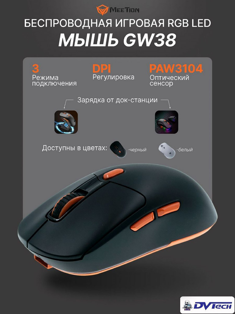 Игровая мышь MEETION GW38
