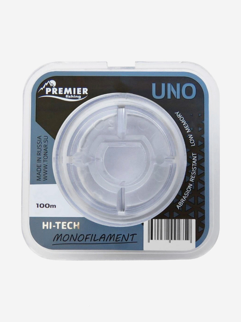 Леска для рыбалки Premier Fishing UNO Nylon 0,60мм, 100м, 31кг, прозрачный