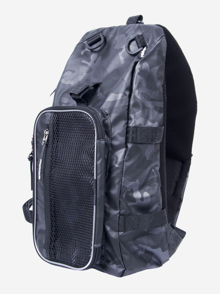 Сумка-рюкзак рыболовная Yaman Sling Shoulder Bag, 44х24х17 см, цвет серый камуфляж.