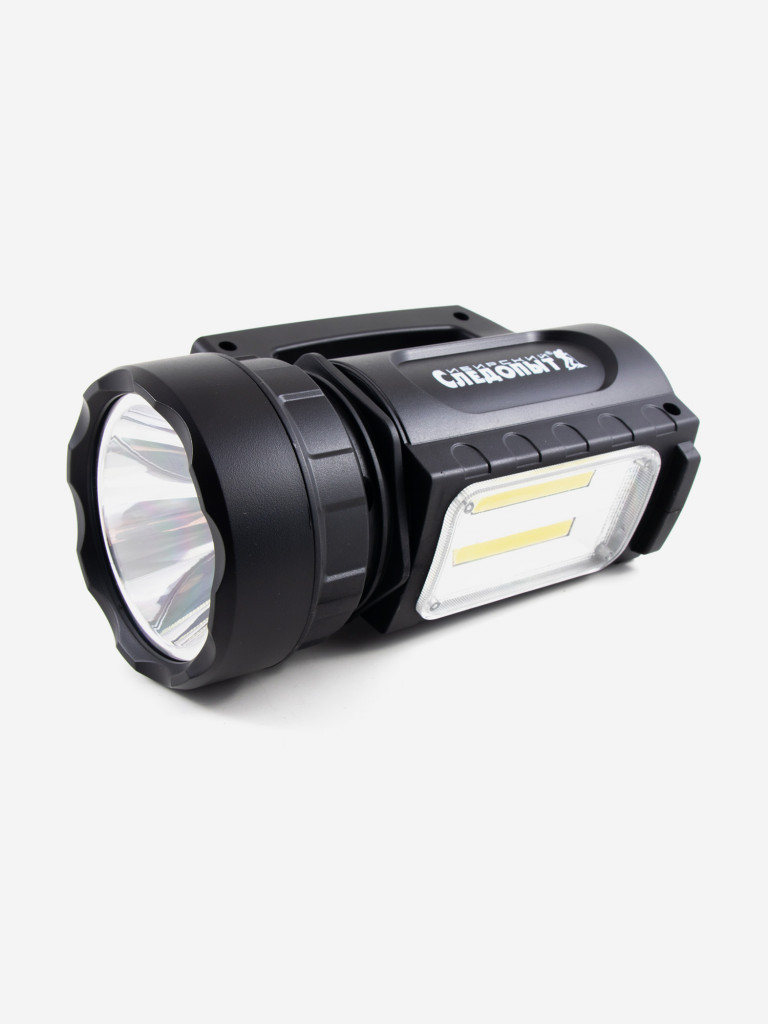 Фонарь-фара Сибирский Следопыт-Атон, 1 Led + 2 Cob, аккумулятор 220В, USB.
