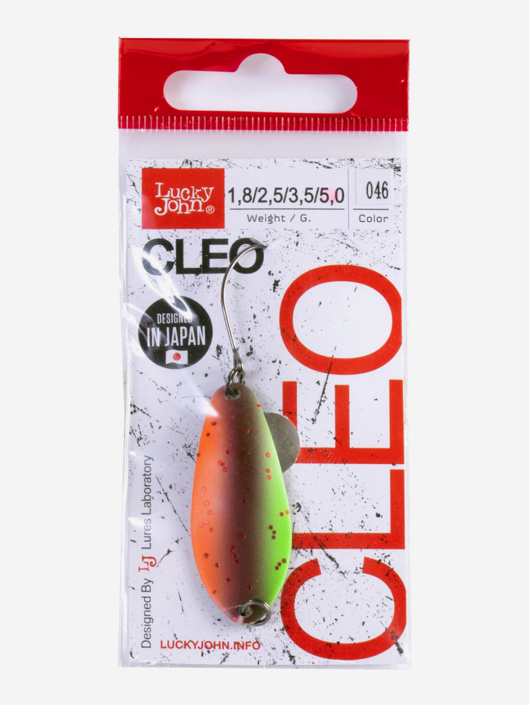 Блесна колеблющаяся Lucky John CLEO, колебалка длиной 41мм, вес 5 г