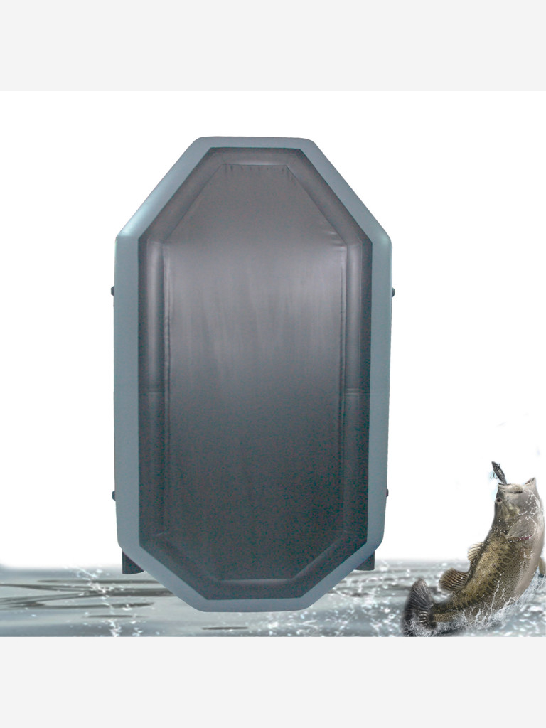 Лодка ПВХ Ridboat-260Т, серая,2-местная, диаметр борта 340мм, для рыбалки, для охоты и путешествий