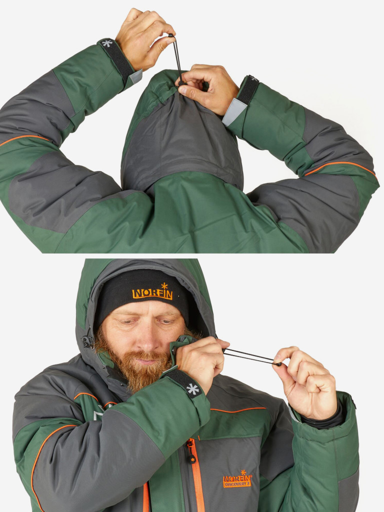 Костюм зимний Norfin DISCOVERY 3 (куртка+полукомбинезон) для рыбалки и охоты