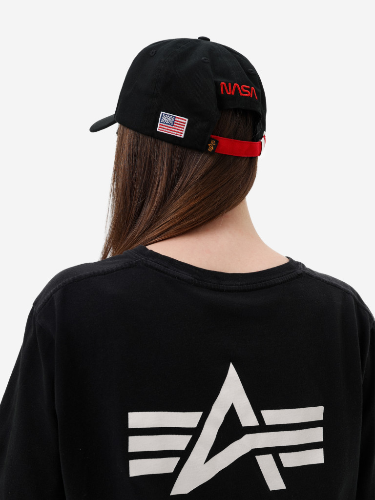 Бейсболка NASA Worm Logo Alpha Industries