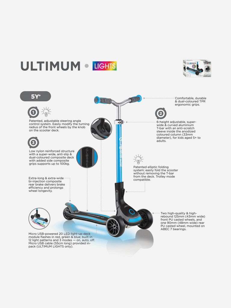 Самокат Globber ULTIMUM LIGHT