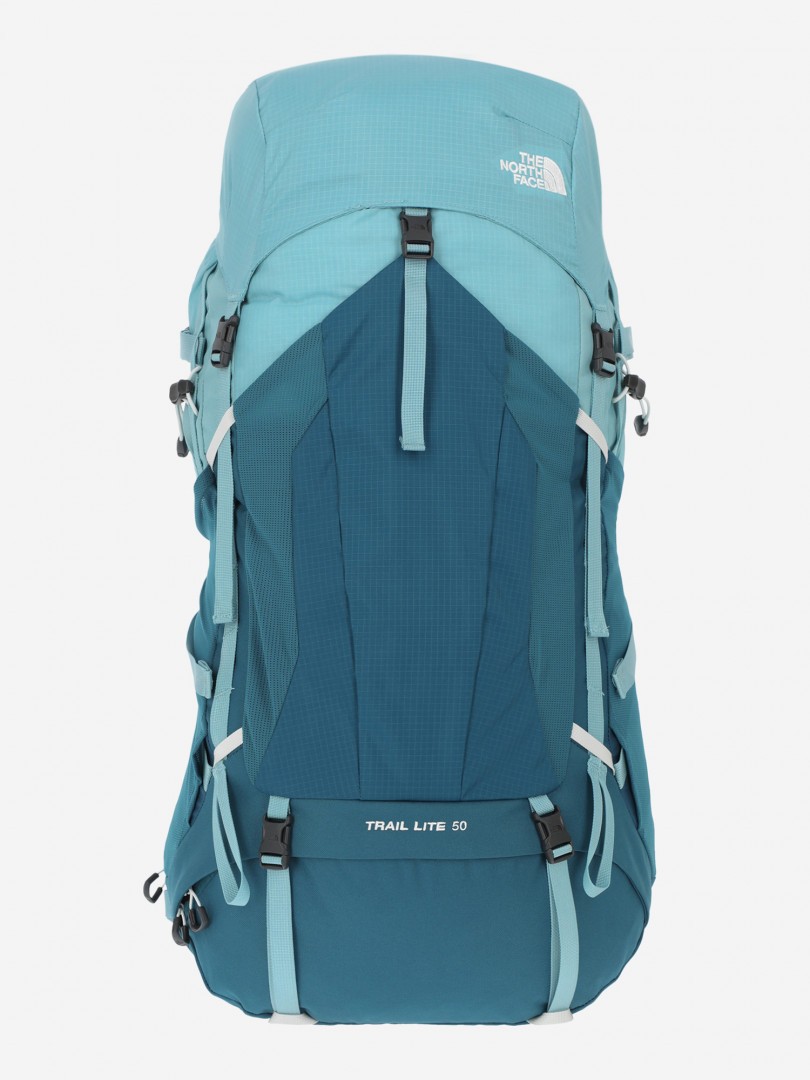 фото Рюкзак женский the north face trail lite, 50 л, голубой